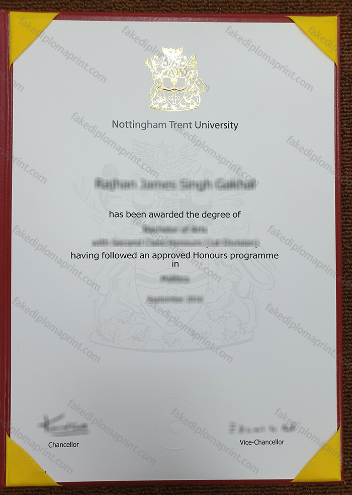 Nottingham Trent University diploma
