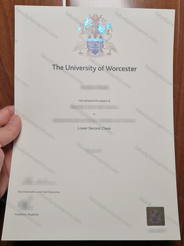 University of Worcester diploma