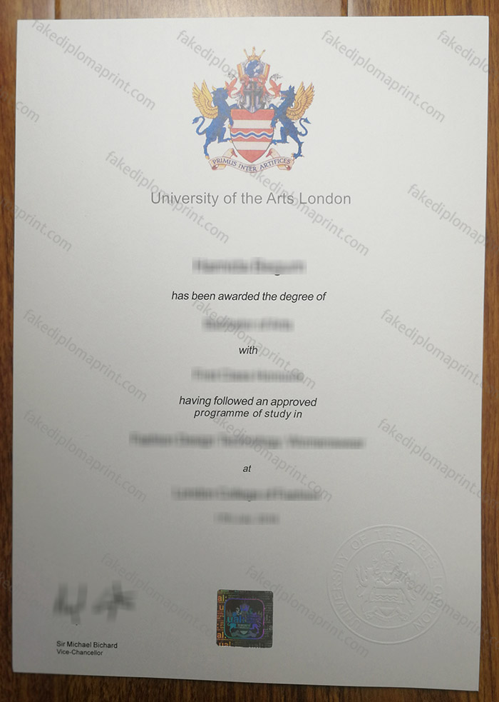 University of the Arts London diploma