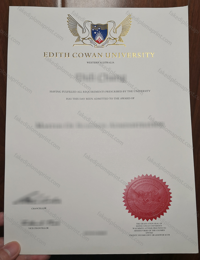 Edith Cowan University diploma