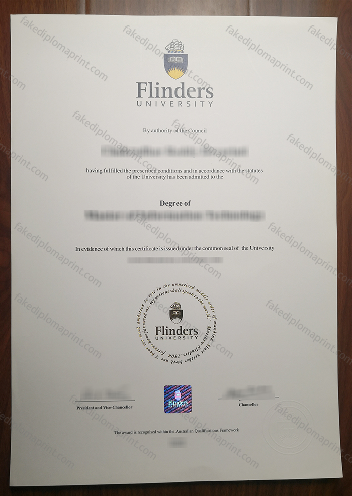 Flinders University diploma