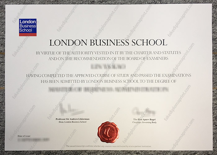 London Business School diploma