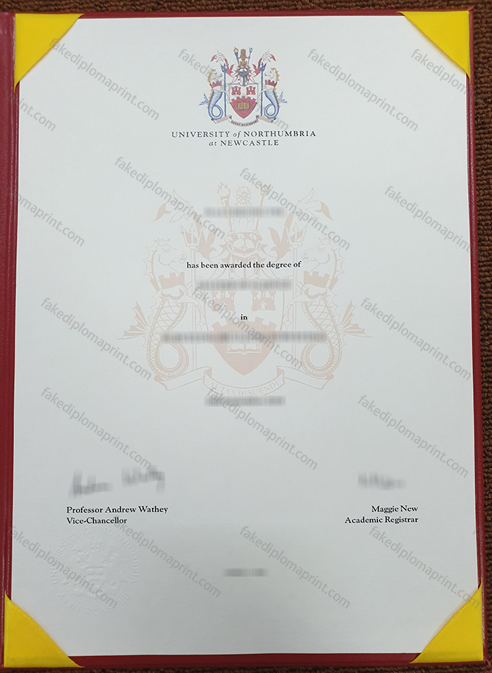 University of Northumbria at Newcastle diploma