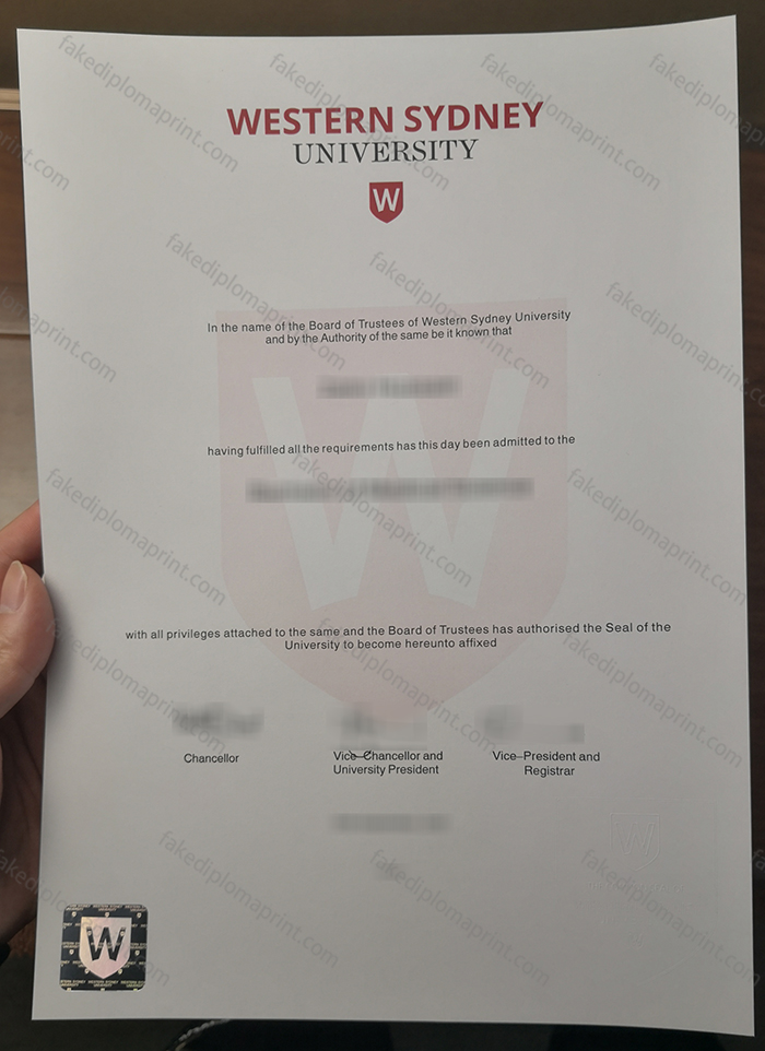 Western Sydney University diploma