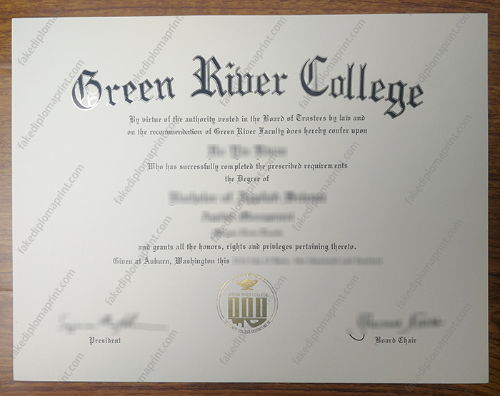 Green River College diploma