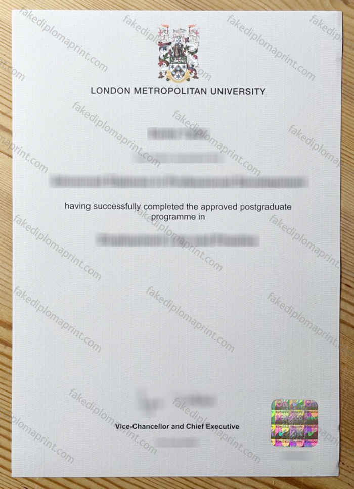London Metropolitan University degree