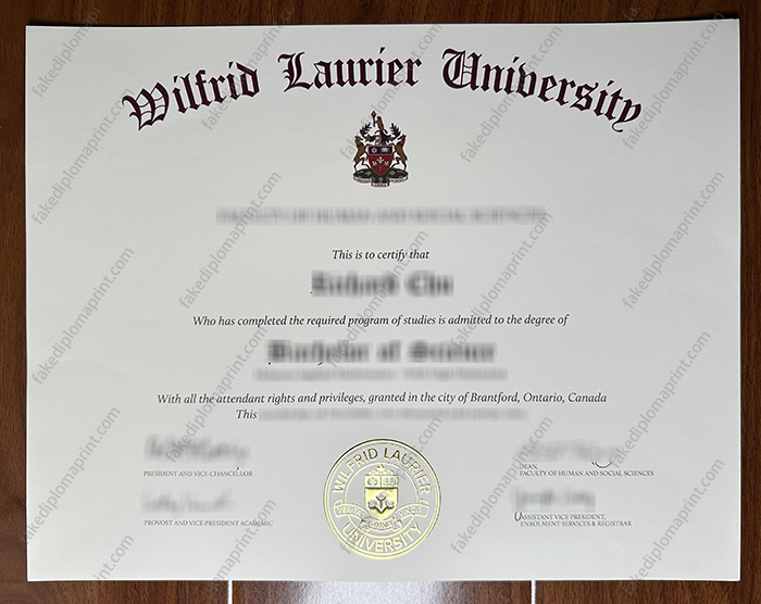 Wilfrid Laurier University diploma