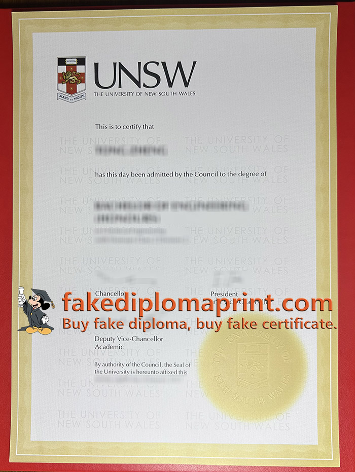 UNSW diploma
