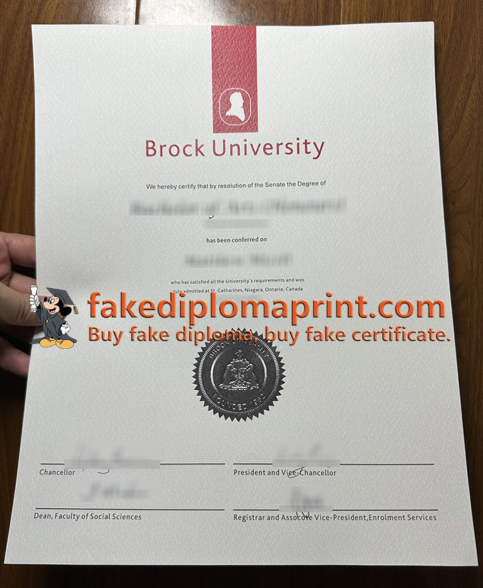 Brock University degree