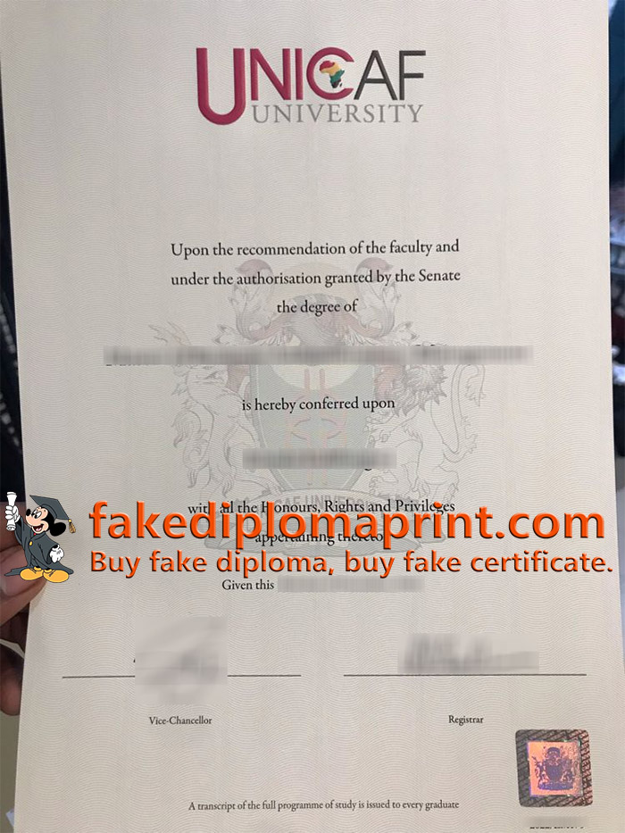 UNICAF University degree