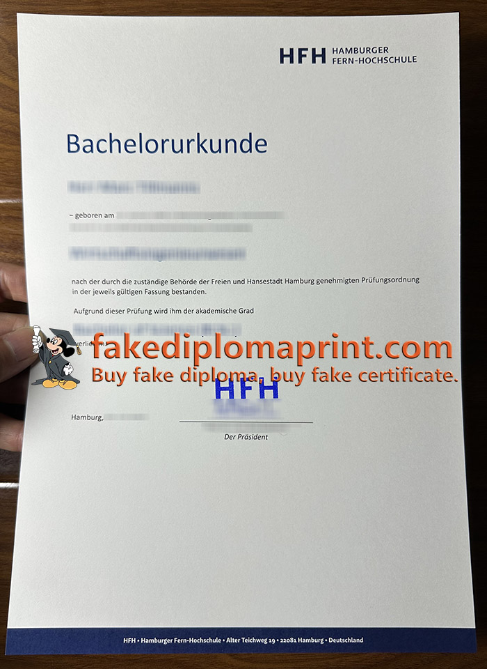 Hamburger Fern-Hochschule diploma