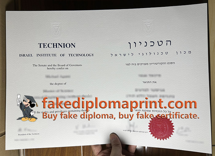 Israel Institute of Technology degree