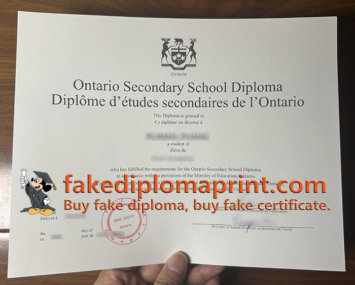 Ontario Secondary School diploma