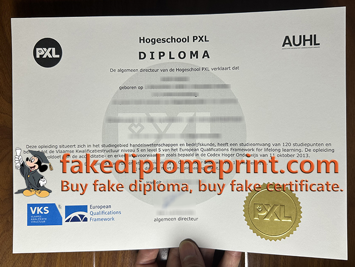 Hogeschool PXL diploma