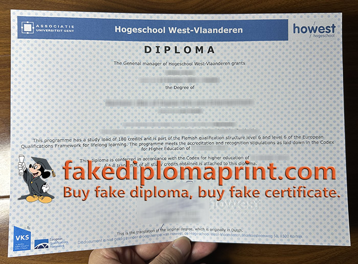 Howest certificate