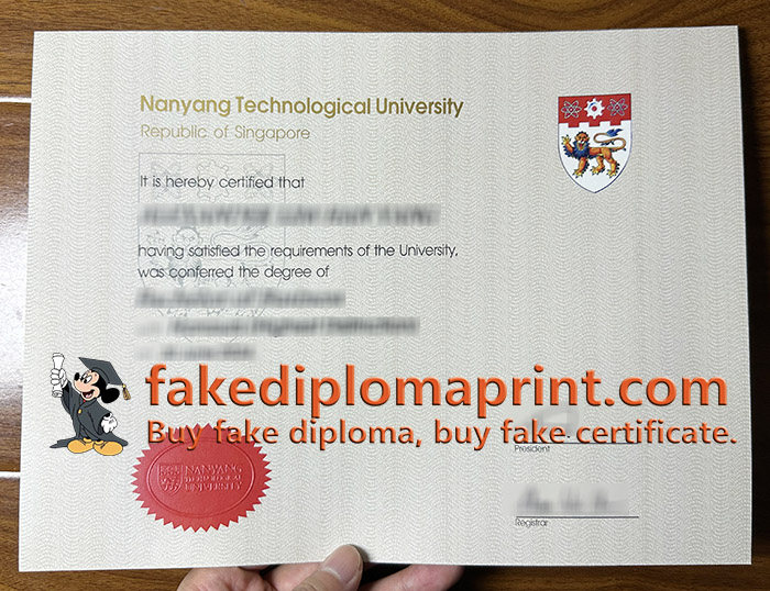 Nanyang Technological University diploma