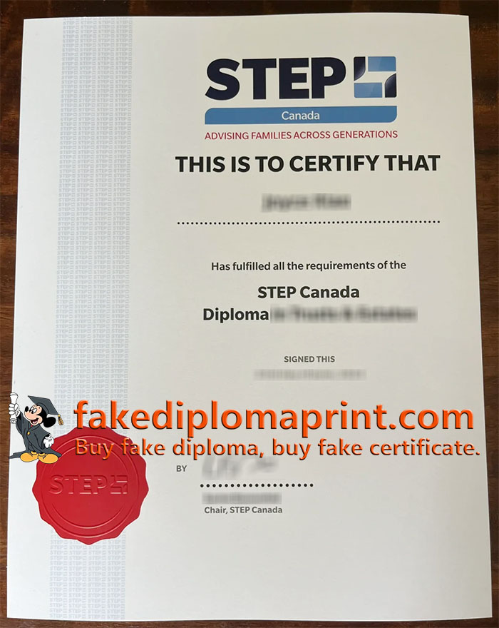 STEP certificate