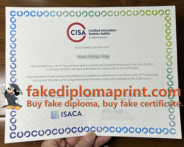 CISA certificate