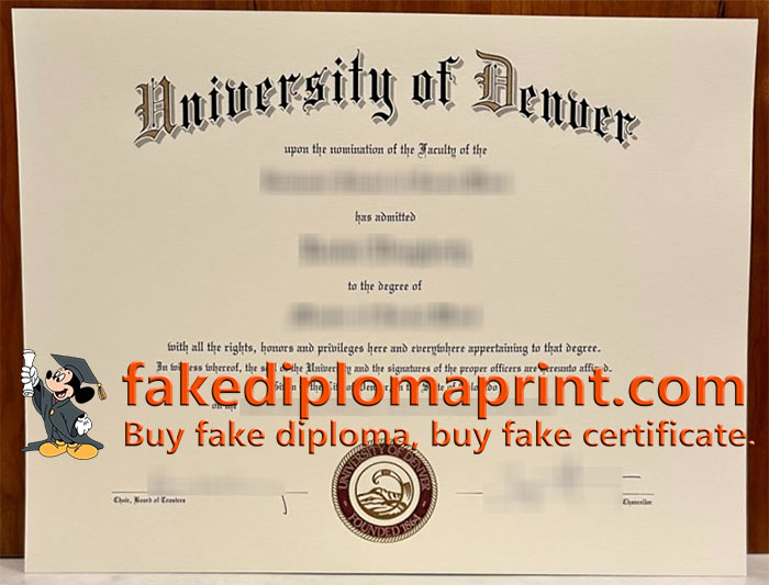 University of Denver degree