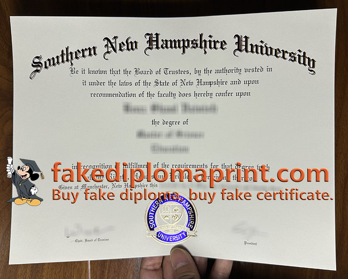 Southern New Hampshire University degree