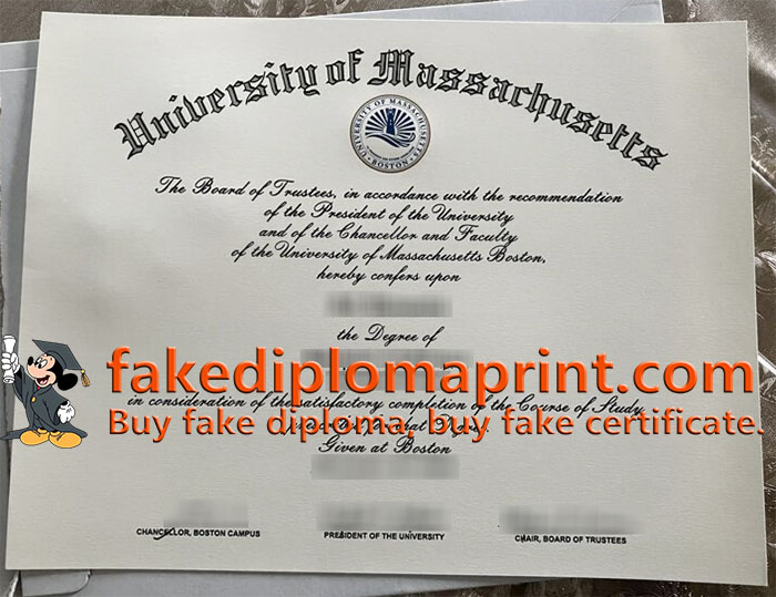 University of Massachusetts Boston degree