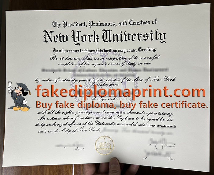 New York University degree