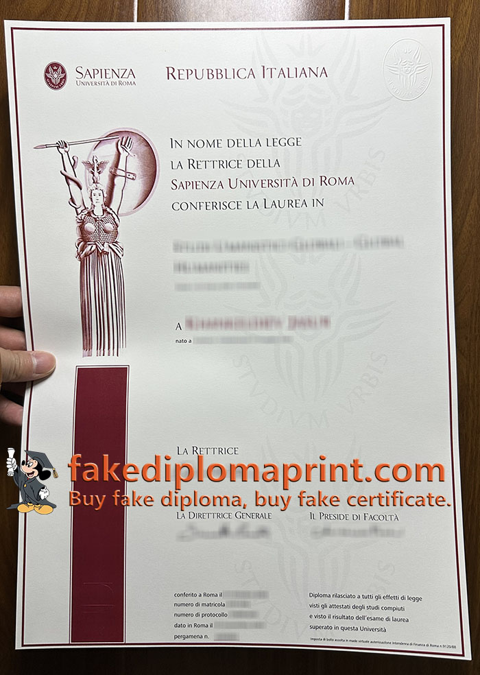 Sapienza University of Rome degree