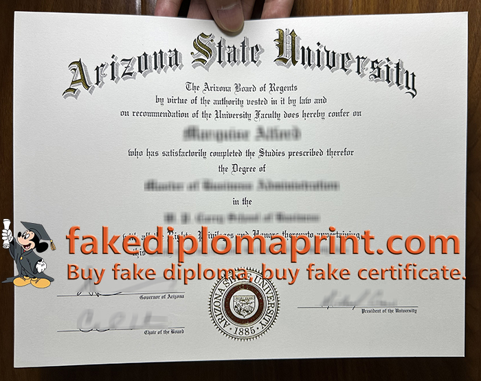 Arizona State University degree