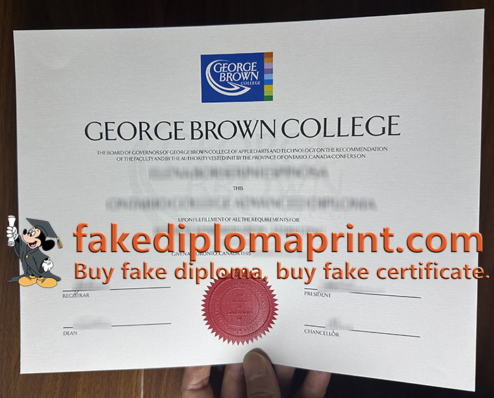 George Brown College degree