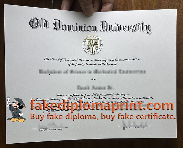 Old Dominion University degree