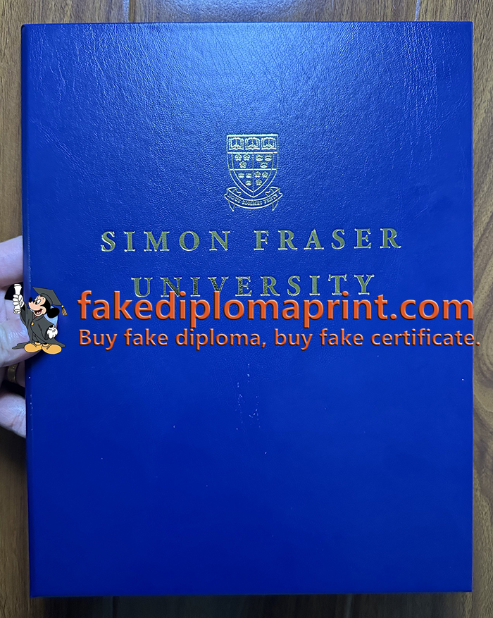 Simon Fraser University degree cover