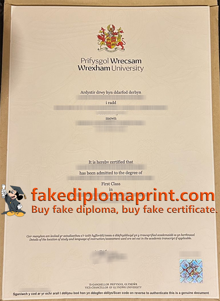 Wrexham University diploma