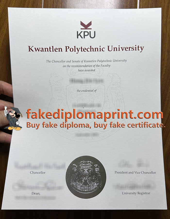 Kwantlen Polytechnic University degree
