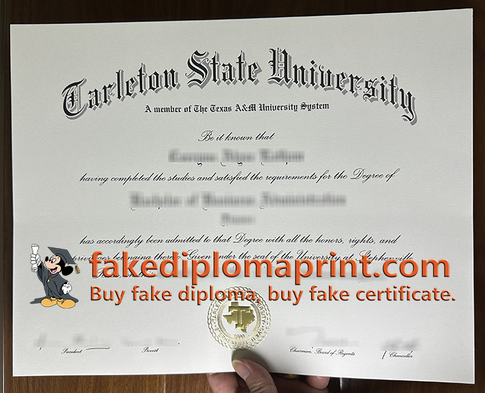 Tarleton State university degree