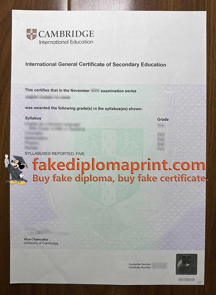 Cambridge IGCSE diploma