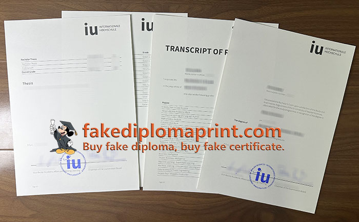 IU Internationale Hochschule degree and transcript