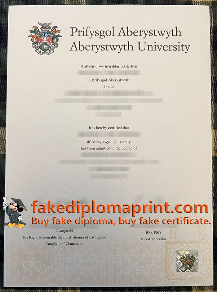 Prifysgol Aberystwyth diploma