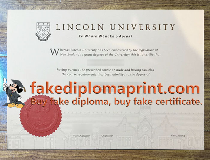 Lincoln University diploma