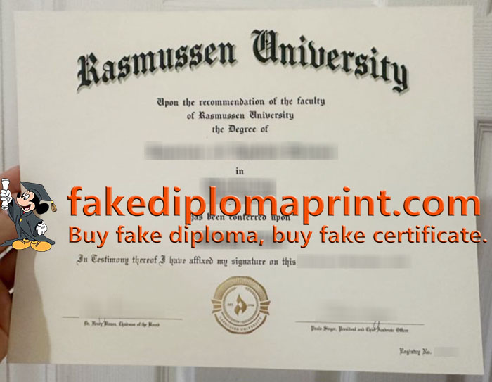 Rasmussen University diploma