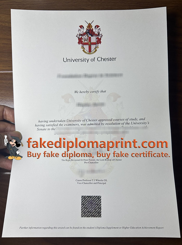 University of Chester degree