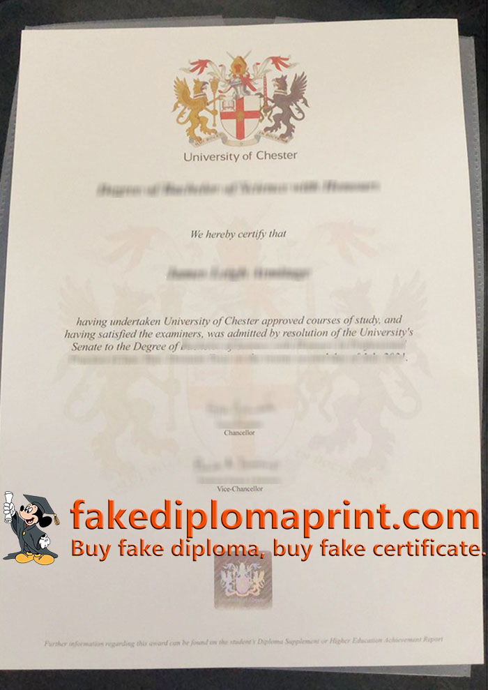 University of Chester degree