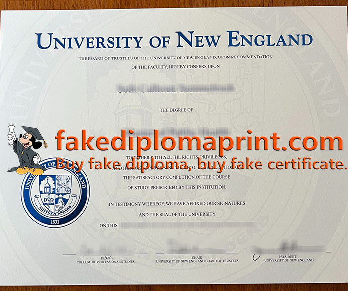 University of New England degree
