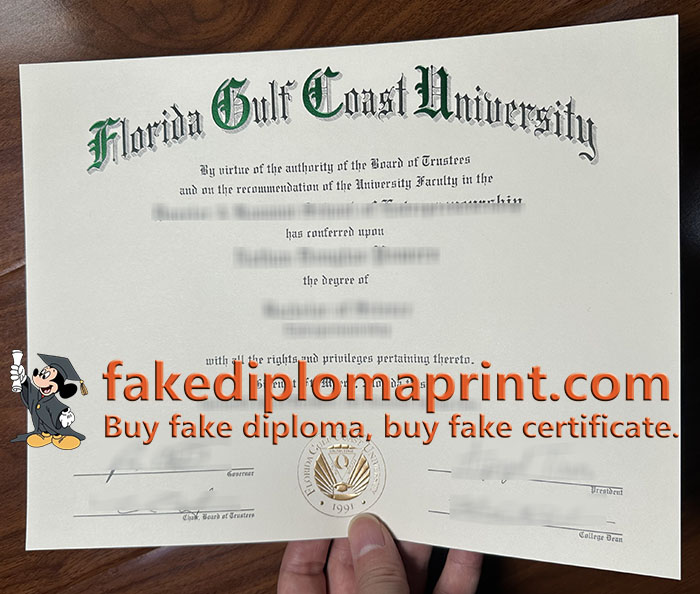 Florida Gulf Coast University degree