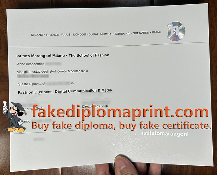 Istituto Marangoni degree