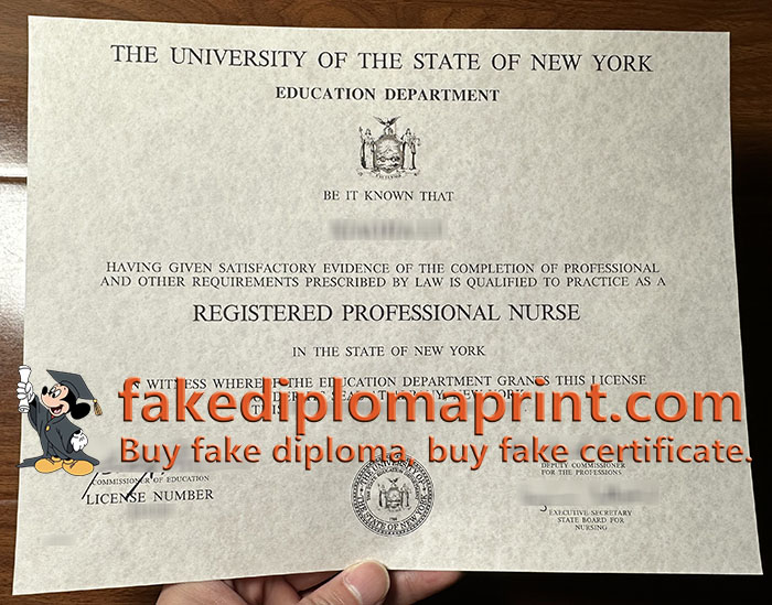 New York Registered Nurse license