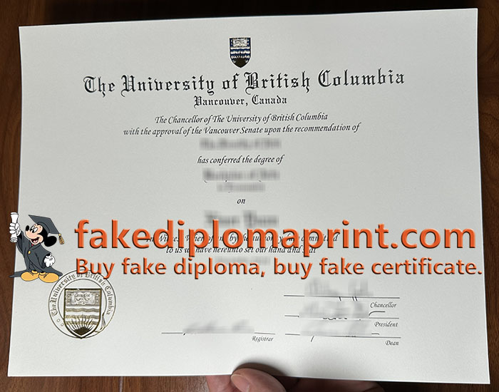 University of British Columbia degree