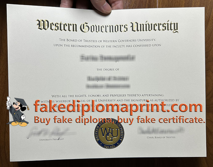 Western Governors University degree