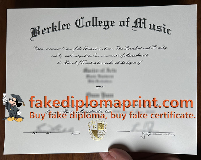 Berklee College of Music degree