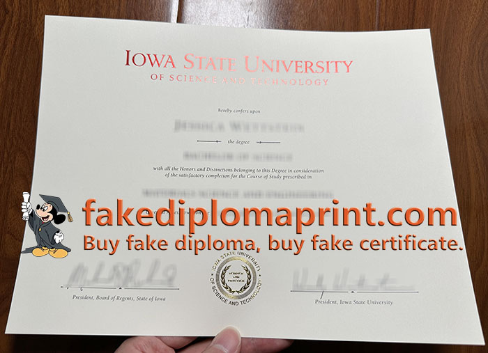 Iowa State University degree