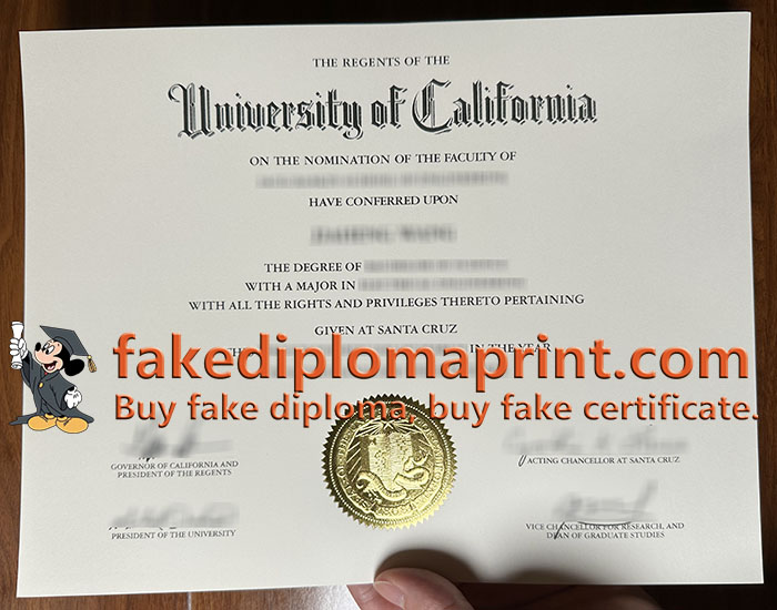 University of California Santa Cruz degree